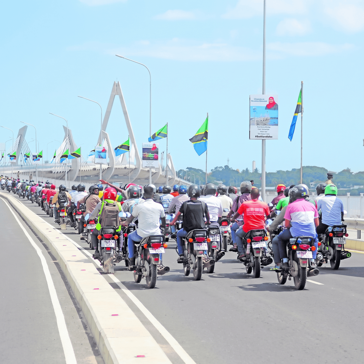 Tanzania boda boda riders